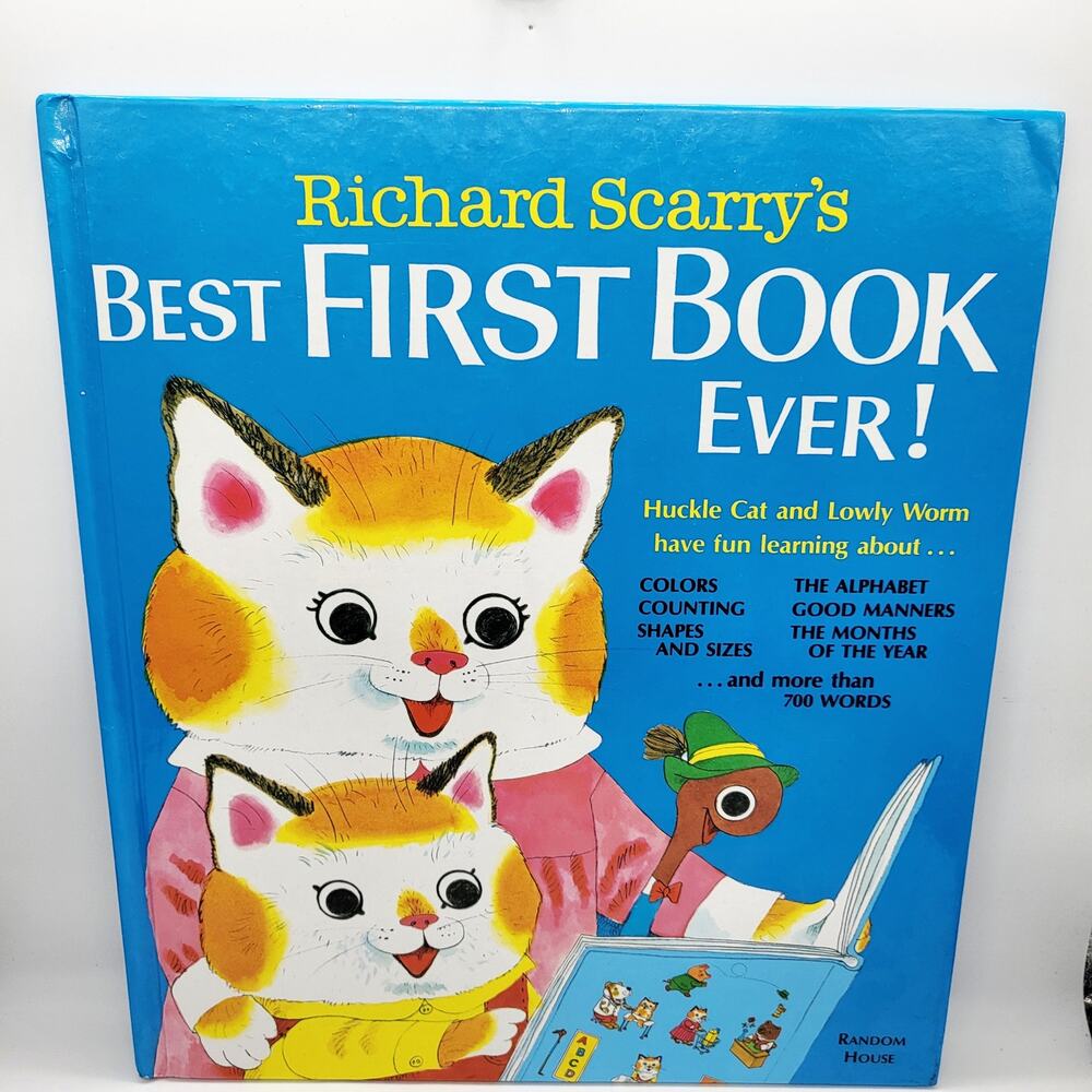 Vintage Best First Book Ever! 1979 By Richard Scarry Published by Random House